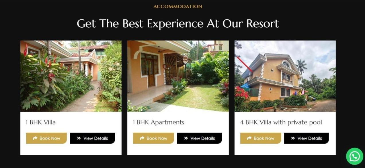 Goa Garden Resort - 5Bhk Villa With Private Pool, 4Bhk Villa, 1Bhk Villa At South Goa Colva Εξωτερικό φωτογραφία